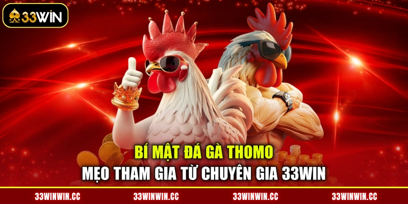 Bí Mật Đá Gà Thomo - Mẹo Tham Gia Từ Chuyên Gia 33WIN